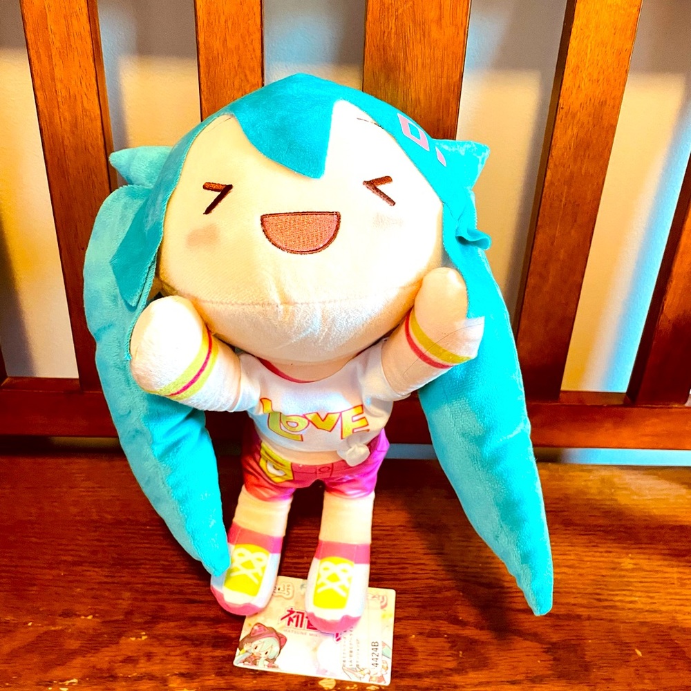 Hatsune Miku live support lying down M plush 13”